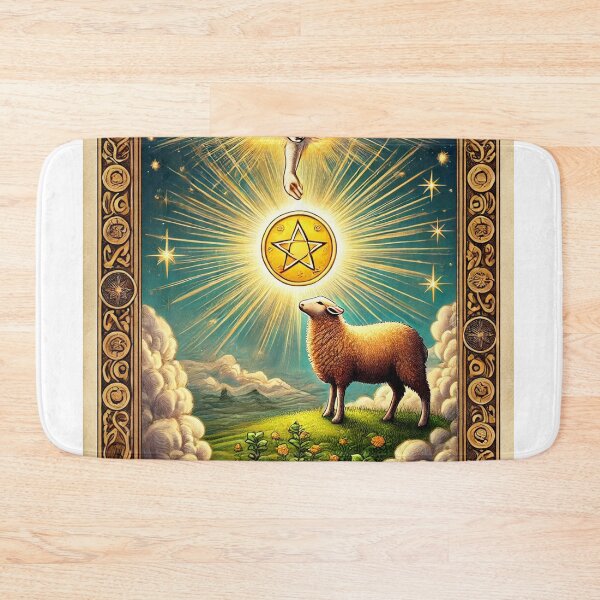 Item preview, Sheepism – Ace of Pentacles Tarot Card designed and sold by Thpoar.