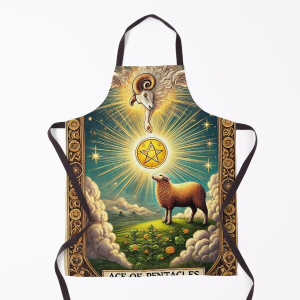 Item preview, Sheepism – Ace of Pentacles Tarot Card designed and sold by Thpoar.