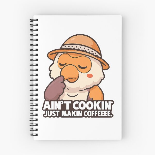 Item preview, Ain't Cookin' Just Making Coffee designed and sold by Koko The Proboscis Monkey.