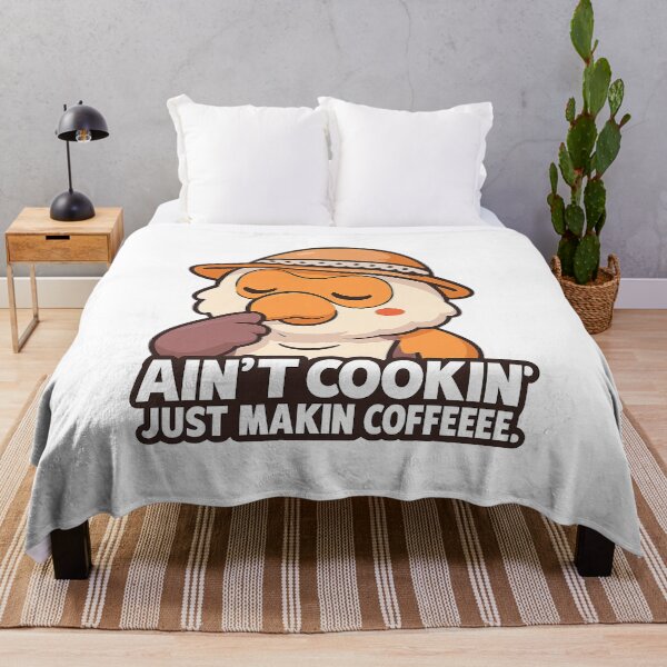 Item preview, Ain't Cookin' Just Making Coffee designed and sold by Koko The Proboscis Monkey.