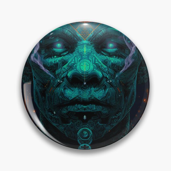 Item preview, Cyber Oracle Ritual Face designed and sold by DarkSpaceVibes.