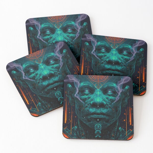 Item preview, Cyber Oracle Ritual Face designed and sold by DarkSpaceVibes.