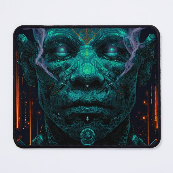 Item preview, Cyber Oracle Ritual Face designed and sold by DarkSpaceVibes.