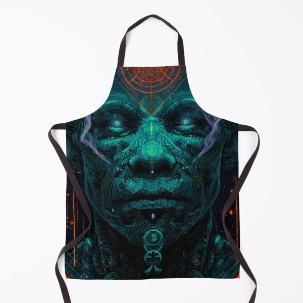 Item preview, Cyber Oracle Ritual Face designed and sold by DarkSpaceVibes.