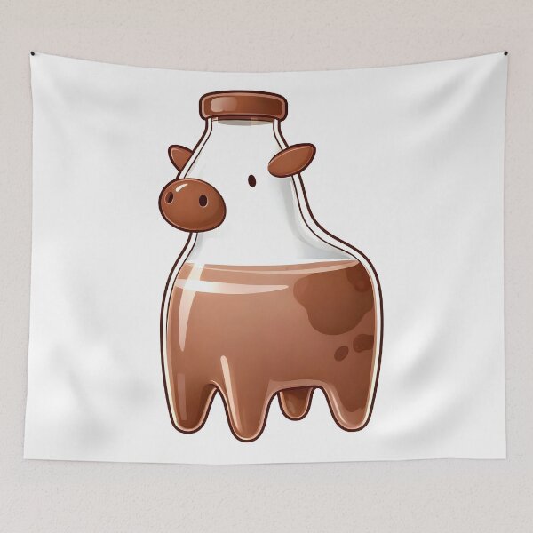 Item preview, Glass Chocolate Milk Cow designed and sold by PiggyWonka.