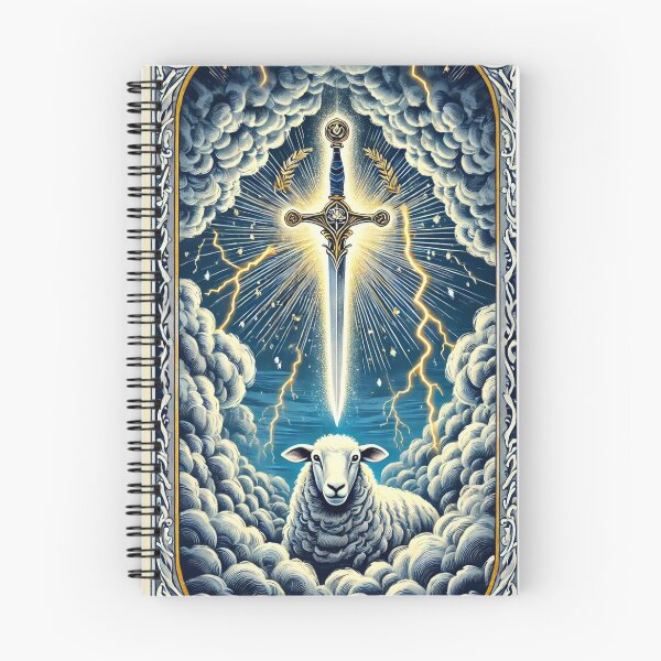Item preview, Sheepism – Ace of Swords Tarot Card designed and sold by Thpoar.