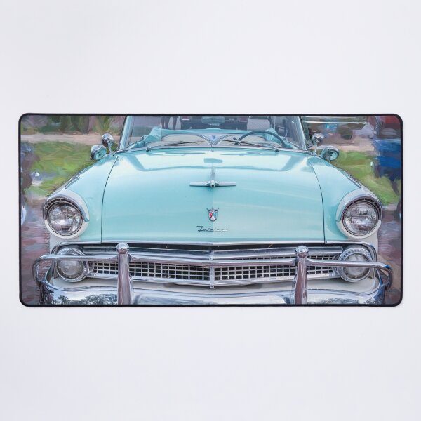 Item preview,  1955 White Blue Ford Fairlane Skyliner X114 designed and sold by RichFrancoCars.