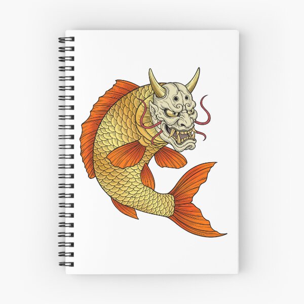 Item preview, The carp in the Oni mask designed and sold by krabbaraban.