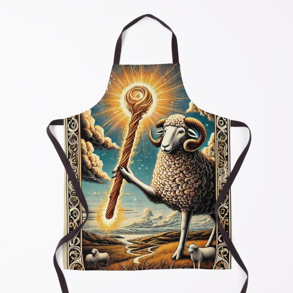 Item preview, Sheepism – Ace of Wands Tarot Card designed and sold by Thpoar.