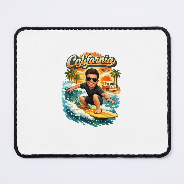 Item preview, Soso surfs under the Californian sun designed and sold by Taoufik79-shop.