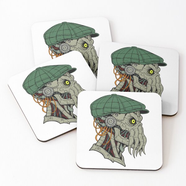 Item preview, Cybernetic Cthulhu wearing a cap designed and sold by krabbaraban.