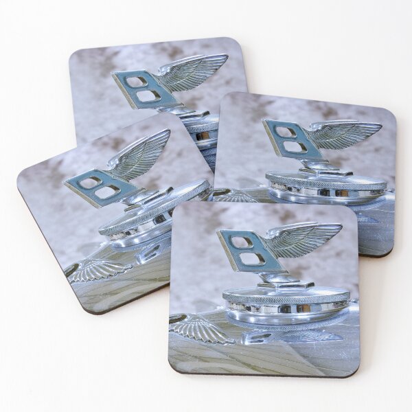 Item preview, Bentley Winged Emblem – Chrome Elegance in Motion designed and sold by Armadillo222.