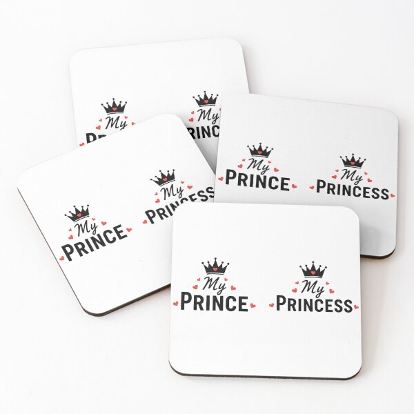 Item preview, My Prince My Princess Cute Valentine Couple Matching Crown Design designed and sold by Nara8.