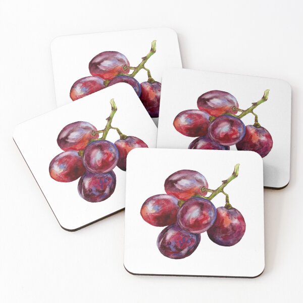 Item preview, Grapes – Watercolour Botanical Illustration designed and sold by lippostcard.