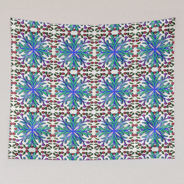Item preview, "Swirling Floral Mandala with Dotted Orange Petals and Leaf Accents" designed and sold by nighttime1990.