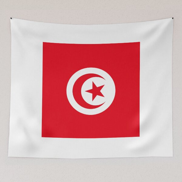 Item preview, Tunisia National Flag Clean Design designed and sold by NTGUILTY.