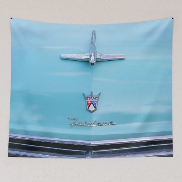Item preview, 1955 White Blue Ford Fairlane Skyliner X116 designed and sold by RichFrancoCars.