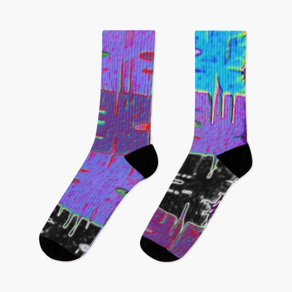 Item preview, distressed squares electrize 22 colorful geometric abstract design designed and sold by SmashingDeals.