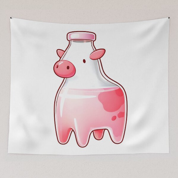 Item preview, Glass Chocolate Milk Cow designed and sold by PiggyWonka.