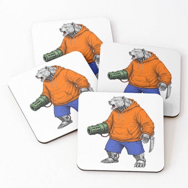 Item preview, The Cybernetic Fighting Bear designed and sold by krabbaraban.