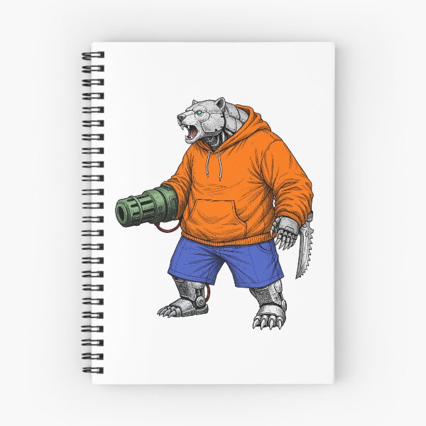 Item preview, The Cybernetic Fighting Bear designed and sold by krabbaraban.