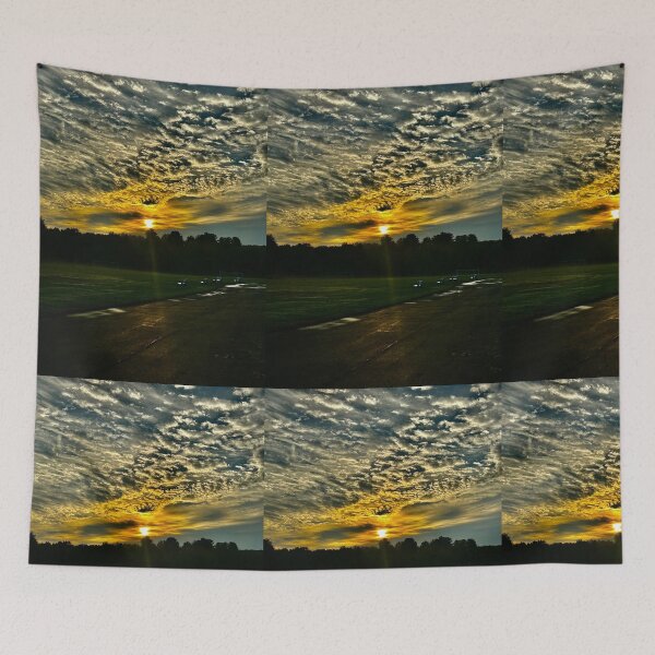 Item preview, Sunrise on the soccer field designed and sold by Colorsoflove613.