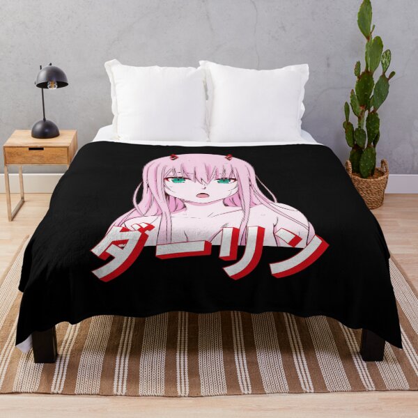 Item preview, Zero Two Pink Hair Anime Portrait designed and sold by cathnbeltrane.