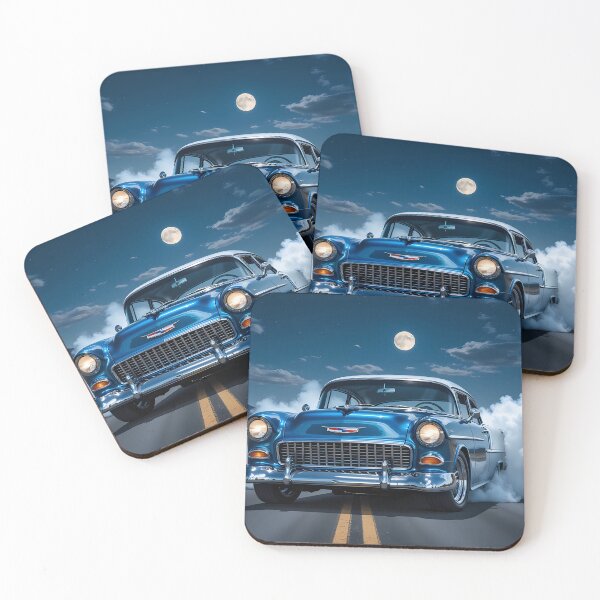 Item preview, 1950s Classic American Coupe – Midnight Burnout on the Open Road designed and sold by Crazy Ronald.