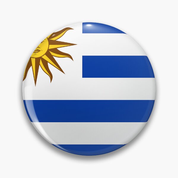 Item preview, Uruguay National Flag Clean Design designed and sold by NTGUILTY.