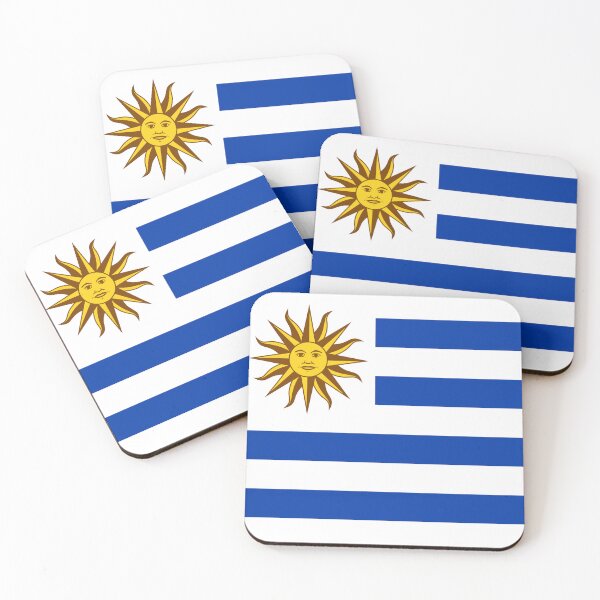 Item preview, Uruguay National Flag Clean Design designed and sold by NTGUILTY.