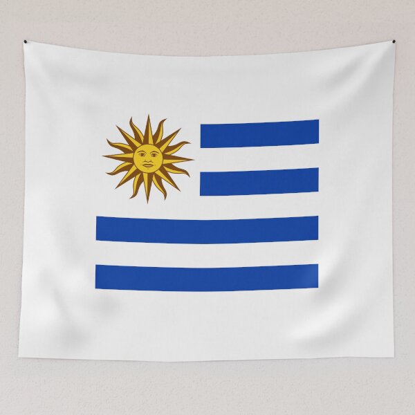 Item preview, Uruguay National Flag Clean Design designed and sold by NTGUILTY.