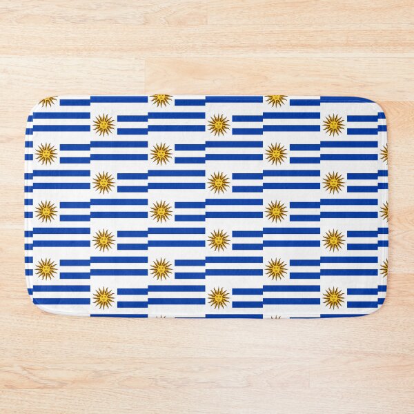 Item preview, Uruguay National Flag Clean Design designed and sold by NTGUILTY.