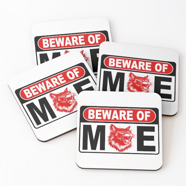 Item preview, Beware of Me; Cat; designed and sold by StickerApe.