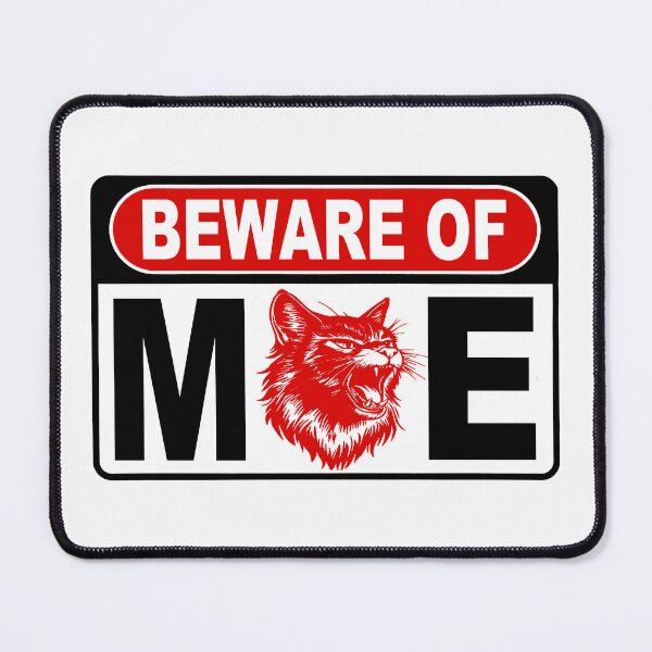 Item preview, Beware of Me; Cat; designed and sold by StickerApe.