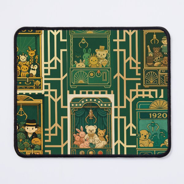 Item preview, Roaring Plush – 1920s Art Deco Cute Claw Machine designed and sold by VoniBlue.