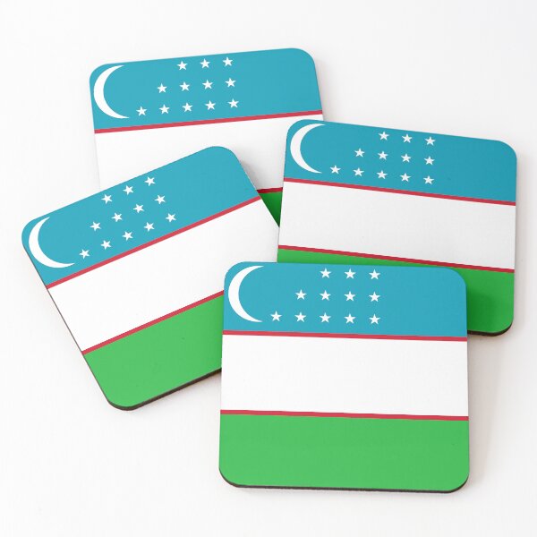 Item preview, Uzbekistan National Flag Clean Design designed and sold by NTGUILTY.