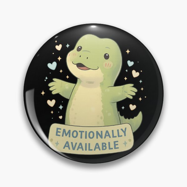 Item preview, Emotionally Available Dino – Cute Sensitive Dinosaur designed and sold by SidTastic .
