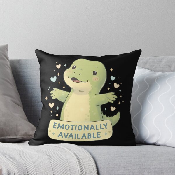 Item preview, Emotionally Available Dino – Cute Sensitive Dinosaur designed and sold by SidTastic .