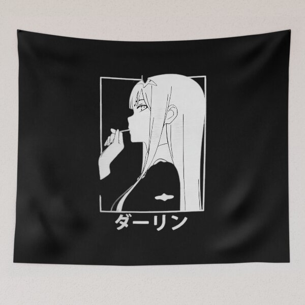 Item preview, Zero Two Minimal Line Portrait Style designed and sold by cathnbeltrane.