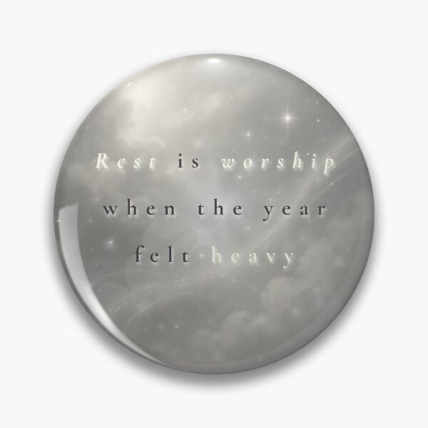 Item preview, Rest Is Worship When the Year Felt Heavy – Soft Islamic Reflection Quote Art designed and sold by BlessedStudio31.