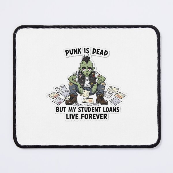 Item preview, Punk Rock Student College Alien Art - Custom Gift Idea designed and sold by SpektroDesign.