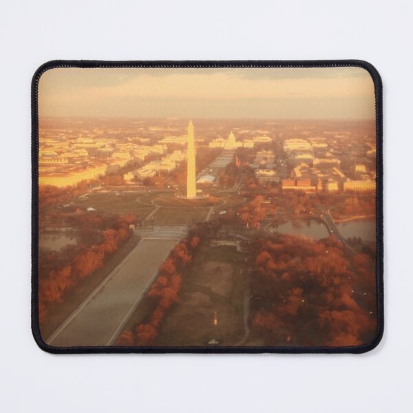 Item preview, Aerial Sunset Over Washington DC — Washington Monument & Capitol | National Mall Photography designed and sold by LScreations9093.