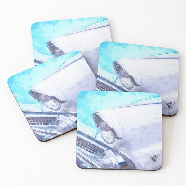 Item preview,  1955 White Blue Ford Fairlane Skyliner X120 designed and sold by RichFrancoCars.