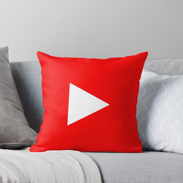Item preview, YouTube Pillow designed and sold by FrozenSky.