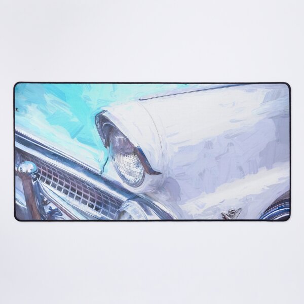 Item preview,  1955 White Blue Ford Fairlane Skyliner X120 designed and sold by RichFrancoCars.