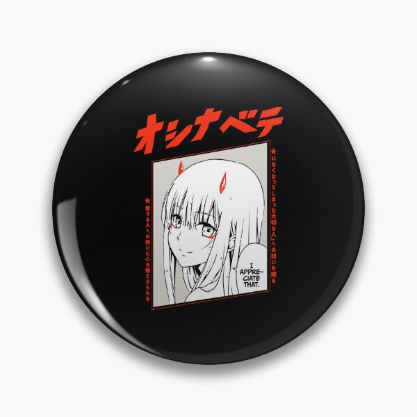 Item preview, Zero Two Manga Style Head Portrait designed and sold by cathnbeltrane.