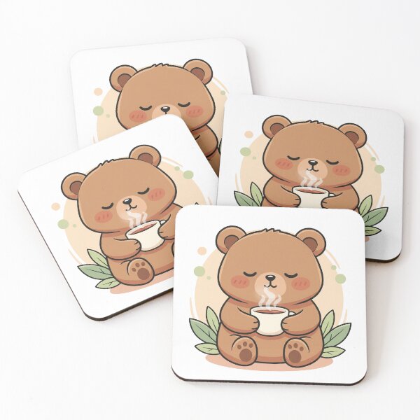 Item preview, Cozy Bear Drinking Tea designed and sold by kakanto.