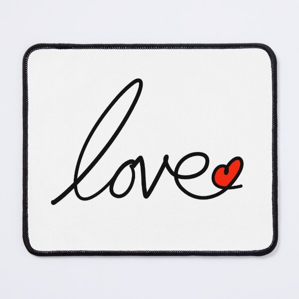 Item preview, Minimal Love Heart Illustration – Cute Romantic Valentine Design on Black Background designed and sold by ZYNORAworld.