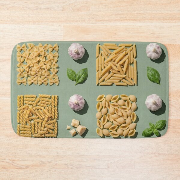 Item preview, Italian Pasta & Garlic Knolling Pattern designed and sold by SavinMercantile.