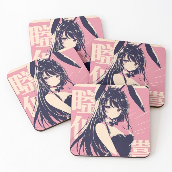 Item preview, Kawaii Mai Bunny Girl Senpai Pink designed and sold by AnimeArsenalPrints.